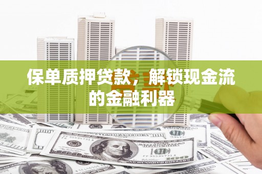 甘孜保单质押贷款，解锁现金流的金融利器