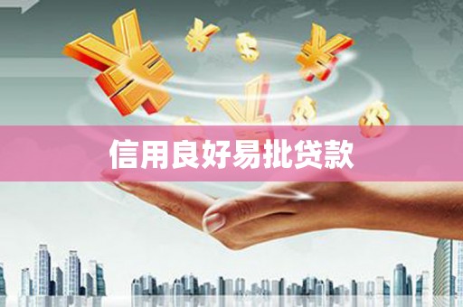 甘孜信用良好易批贷款