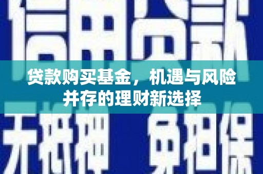 甘孜贷款购买基金，机遇与风险并存的理财新选择