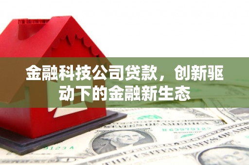 甘孜金融科技公司贷款，创新驱动下的金融新生态