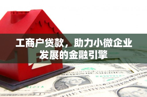 甘孜工商户贷款，助力小微企业发展的金融引擎