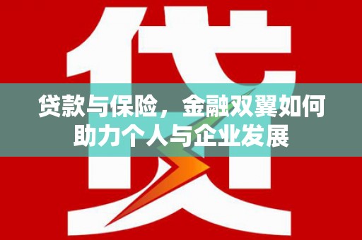 甘孜贷款与保险，金融双翼如何助力个人与企业发展