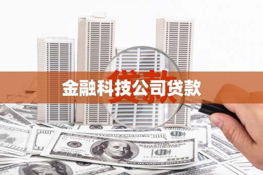 甘孜金融科技公司贷款