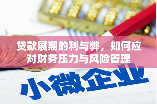 甘孜贷款展期的利与弊，如何应对财务压力与风险管理
