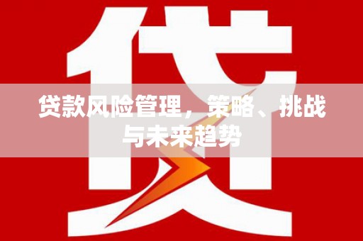 甘孜贷款风险管理，策略、挑战与未来趋势
