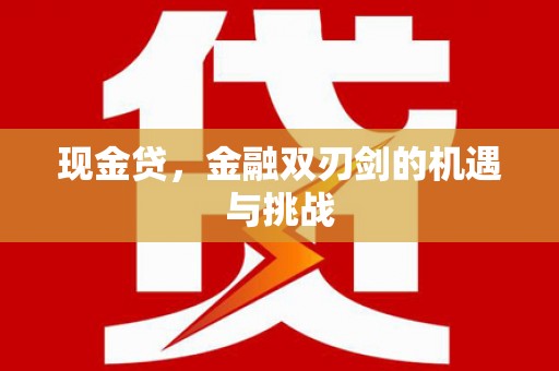 甘孜现金贷，金融双刃剑的机遇与挑战