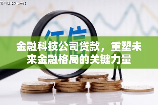 甘孜金融科技公司贷款，重塑未来金融格局的关键力量