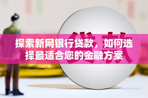 甘孜探索新网银行贷款，如何选择最适合您的金融方案