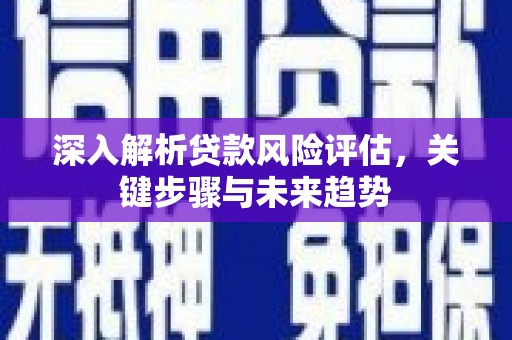 甘孜深入解析贷款风险评估，关键步骤与未来趋势