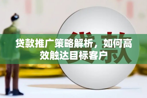 甘孜贷款推广策略解析，如何高效触达目标客户