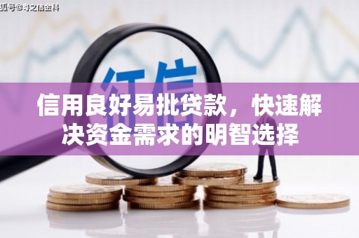 甘孜信用良好易批贷款，快速解决资金需求的明智选择