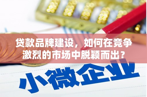 甘孜贷款品牌建设，如何在竞争激烈的市场中脱颖而出？