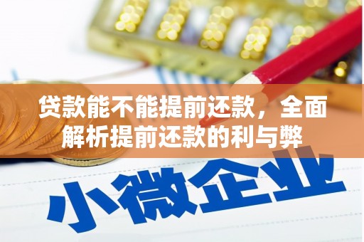 甘孜贷款能不能提前还款，全面解析提前还款的利与弊