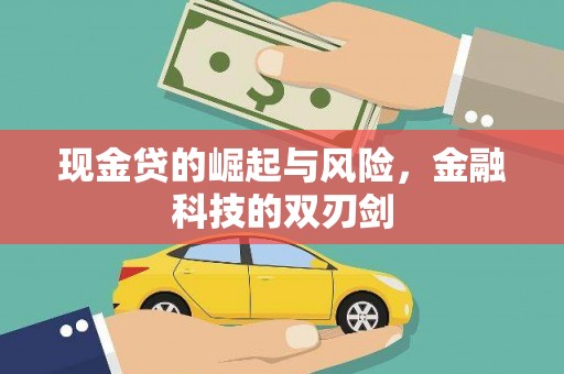 甘孜现金贷的崛起与风险，金融科技的双刃剑