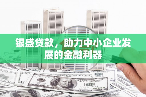 甘孜银盛贷款，助力中小企业发展的金融利器