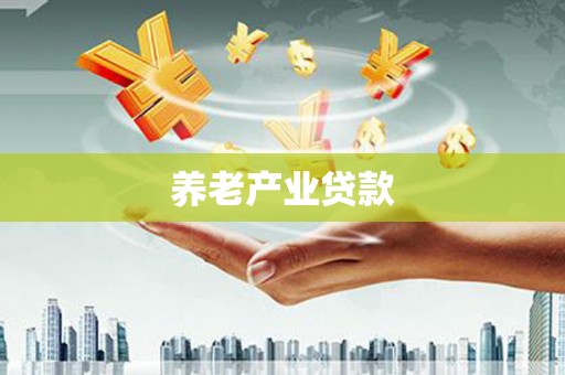 甘孜养老产业贷款