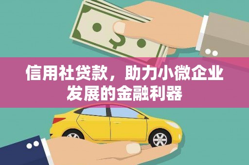 甘孜信用社贷款，助力小微企业发展的金融利器