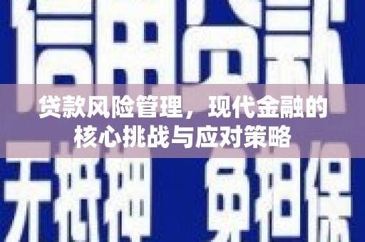 甘孜贷款风险管理，现代金融的核心挑战与应对策略