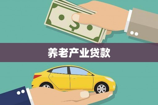 甘孜养老产业贷款