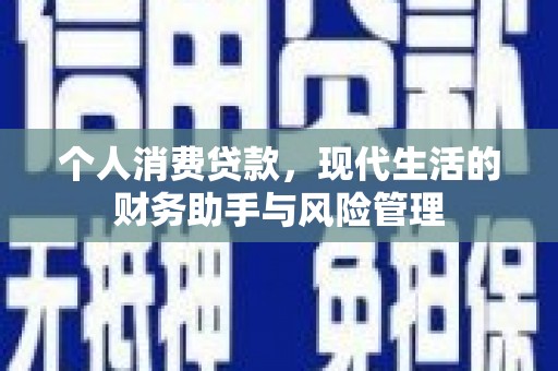 甘孜个人消费贷款，现代生活的财务助手与风险管理