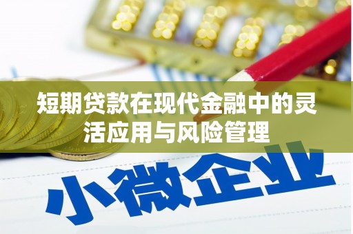 甘孜短期贷款在现代金融中的灵活应用与风险管理