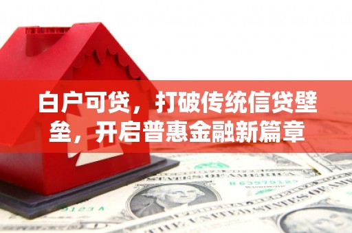 甘孜白户可贷，打破传统信贷壁垒，开启普惠金融新篇章