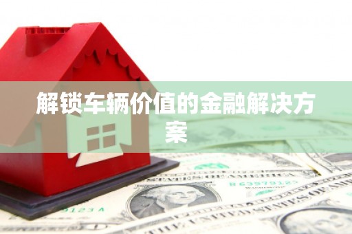 甘孜解锁车辆价值的金融解决方案
