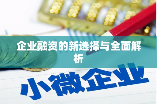 甘孜企业融资的新选择与全面解析