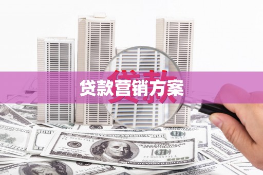 甘孜贷款营销方案