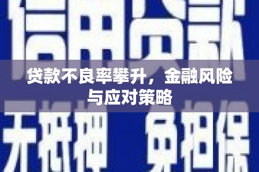 甘孜贷款不良率攀升，金融风险与应对策略